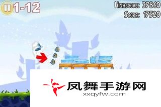 《愤怒的小鸟》图示流程攻略：1-12