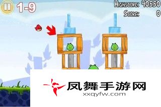 《愤怒的小鸟》图示流程攻略：1-9