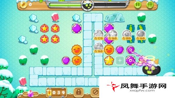 保卫萝卜2攻略：第14关攻略 极地冒险1宝石金萝卜教程