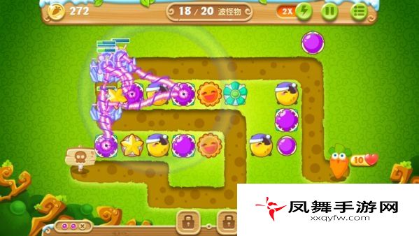 保卫萝卜2攻略：第16关攻略 极地冒险1宝石金萝卜教程