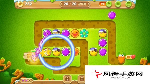 保卫萝卜2攻略：第16关攻略 极地冒险1宝石金萝卜教程