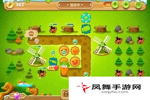 保卫萝卜2攻略：第17关攻略 极地冒险1宝石金萝卜教程