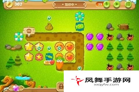 保卫萝卜2攻略：第17关攻略 极地冒险1宝石金萝卜教程