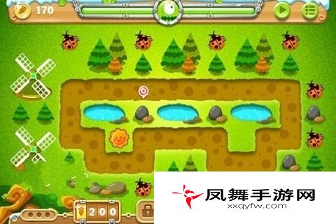 保卫萝卜2攻略：第18关攻略 极地冒险1宝石金萝卜教程