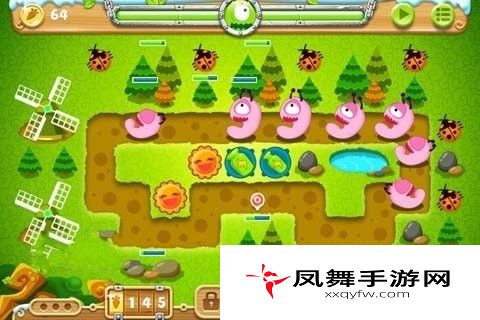 保卫萝卜2攻略：第18关攻略 极地冒险1宝石金萝卜教程