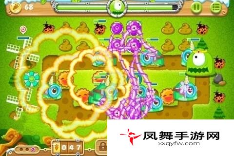 保卫萝卜2攻略：第18关攻略 极地冒险1宝石金萝卜教程