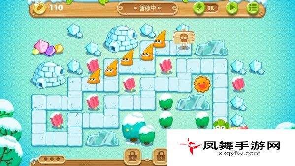 《保卫萝卜2：极地冒险》第六关图文攻略 极地冒险1宝石金萝卜教程