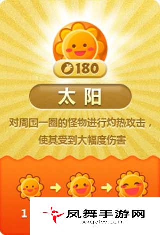 保卫萝卜炮塔介绍-太阳