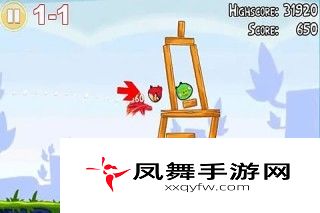 《愤怒的小鸟》图示流程攻略：1-1