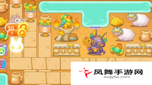 《保卫萝卜4》法老归来第24关通关攻略