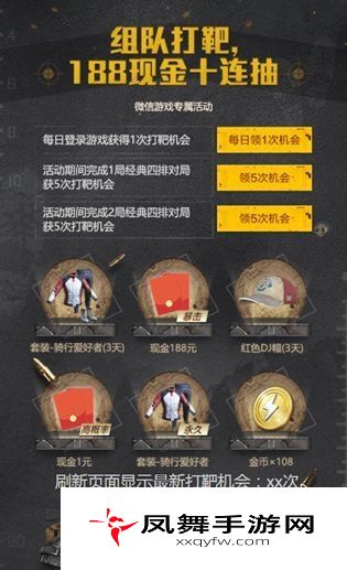 和平精英微信集结对抗礼包怎么获得？微信组队打靶活动攻略