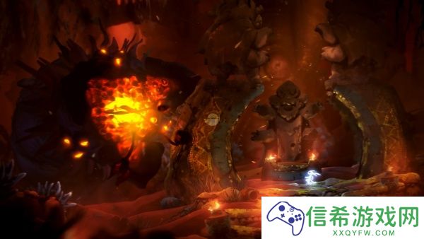 奥日与萤火意志第一关怎么玩