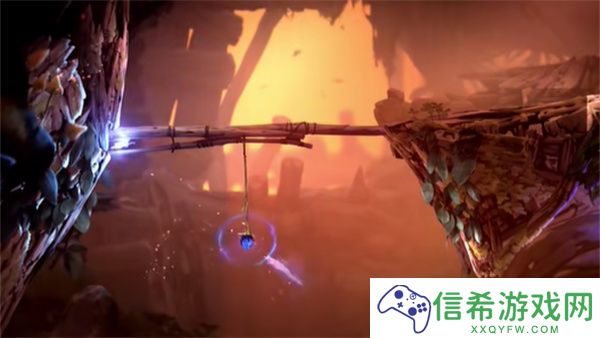奥日与萤火意志怎么抓绳子上的光