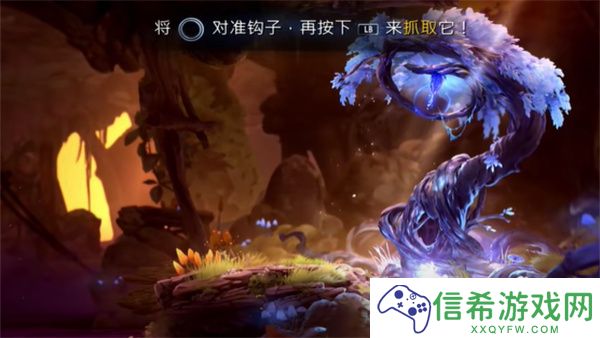 奥日与萤火意志怎么抓绳子上的光