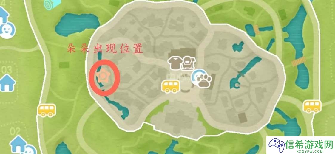 心动小镇手游幸运商人朵朵出现位置在哪里