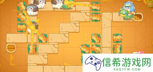 保卫萝卜4法老归来第119关怎么过