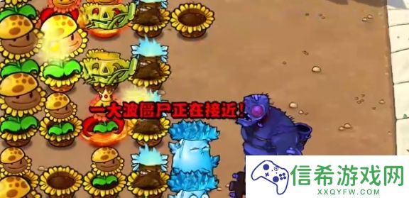 植物大战僵尸杂交版挑战模式第34关怎么通关